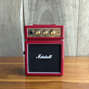 New condition Marshall MS-2 Micro Guitar Amplifier in Red