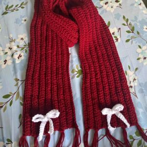 Handmade Mikasa Ackerman Red Scarf - Attack on Titan Cosplay (New, One-of-a-Kind)